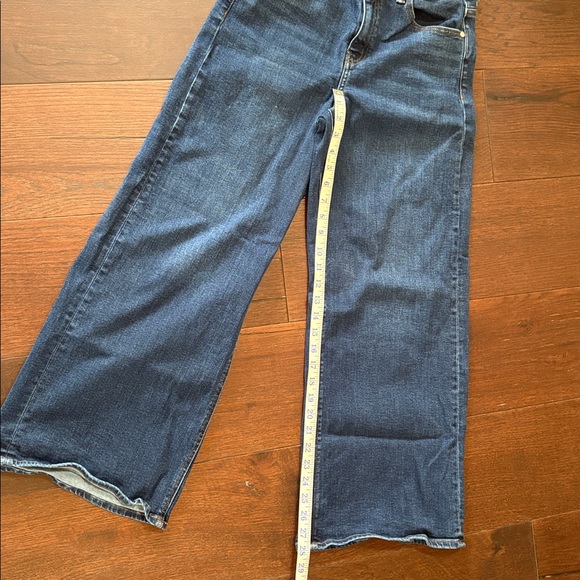 Quince Women's Bella Wide-Leg Stretch Dark Indigo Jeans - Picture 4 of 5